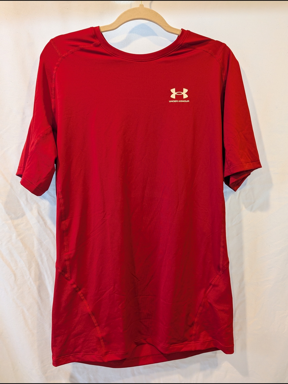 Under Armour Men's Red compression Performance T-Shirt
